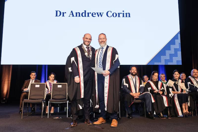 Dr Andrew Corin awarded service medal by Royal NZ College of GPs